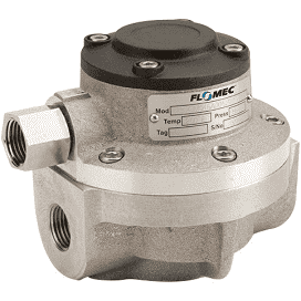 [OM025A001-222] Flomec Oval Gear Flow Meter, 1"NPT Aluminum Body, PPS ROTORS, Viton O-Ring