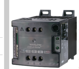 [DB30-60C0-S000] Watlow Package Style DB = Style B, DIN-A-MITE power control Phase 3 = 3-phase, 3 controlled legs Line & Load Voltage 60 = 277 to 600VA (ac) Input Control Signal C0 = 4.5 to 32V (dc) contactor Alarm S = Shorted SCR alarm CD With All Languages 0 = English Custom 00 = Standard part