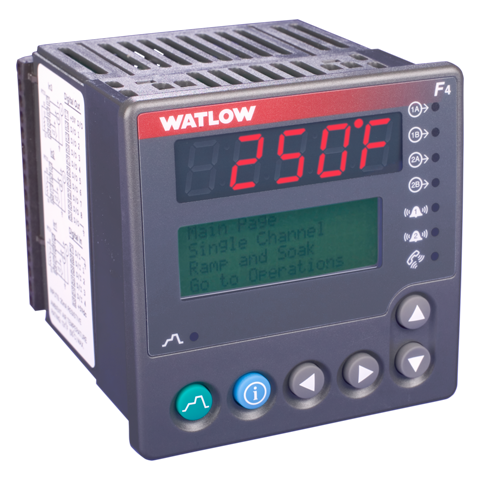 [F4SH-CCA0-01RG] Watlow 1/4 DIN Dual Channel Ramping Controller - Repair, Sn: 009484, DC 0416