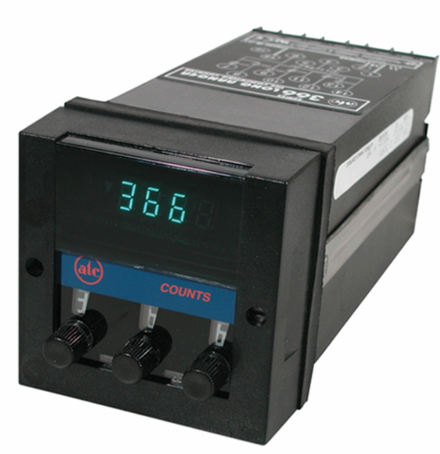 [366C400Q30PX] ATC COUNTER 120VAC, SELECTABLE COUNT UP OR COUNT DOWN WITH DISPLAY, BASIC PLUG IN MODEL, RG 1-999, 10-9990, OR 12-99900