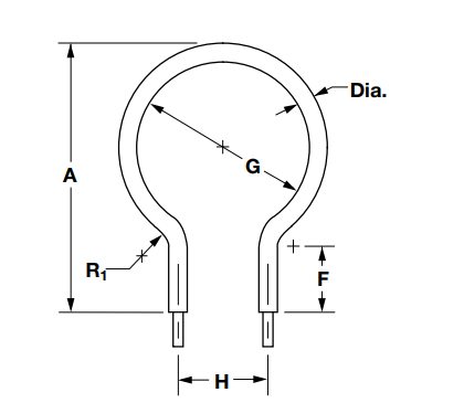 [2174-8385] Watlow Watrod Heater, 120 VAC, 725 Watt Custom Made