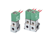 [U8380B003DC12/DCD] ASCO 3-WAY SUB-MINIATURE SOLENOID VALVE, 1/8" NPT, ALUMINUM BODY