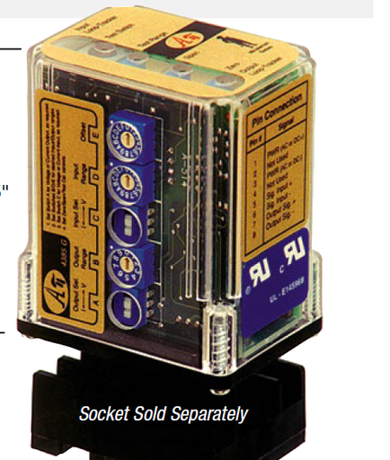 [API 4385 G] PLUG-IN DC/DC TRANSMITTER, FIELD RANGEABLE, 115VAC