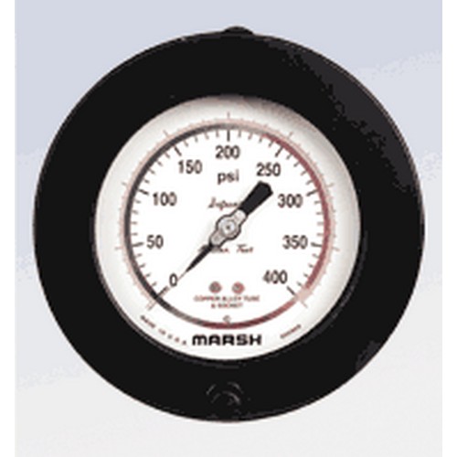 [D1552] Marsh D Series Precision Test Gauge, 0-160 PSI 3" 1/4"BOTTOM CONNECT .5% ACCURACY