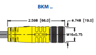 [U-09468] Turck Actuator and Sensor Cordset, Connection Cordset (BSM 14-998-10)