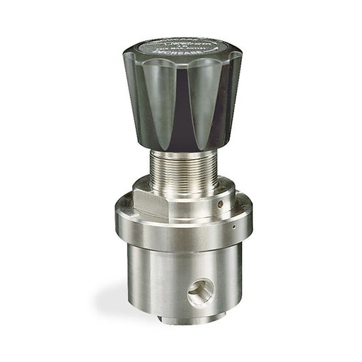 [44-4760-24-014] TESCOM BACK PRESSURE REGULATOR, 316SS BODY, 1.28"HG - 15PSIG INLET, 1/4"NPT PORTS,  Cv=.04, DOME LOADED OPTION