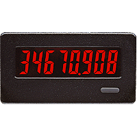 [CUB4L820] CUB Series CUB4 8-Digit Counter with Red Backlighting