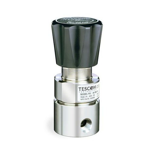 [44-1862-24V] TESCOM™ Pressure Reducing Regulator, 316SS Body, 6000 PSI Max Inlet, 0-2500 PSI Outlet, 1/4" NPT Ports, Self Venting