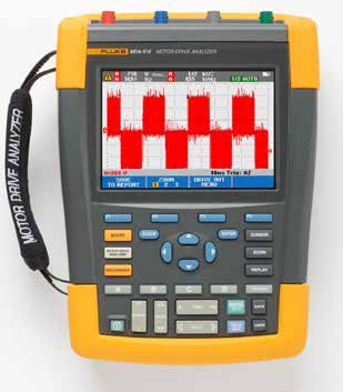 [5282560] FLUKE MDA-550-III Motor drive analyzer, 4 channel, 500 MHz with motor shaft and harmonics
