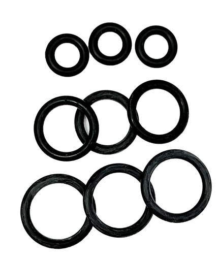 [QTORNG9] QTORNG9 Set of 9 O-rings for quick connect test fittings, 3 of each size (1/4" including NPT side of swivels, 1/2", 3/4")