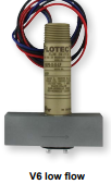 [V6EPB-B-S-LF] Series V6 Flotect, Mini-Size Flow Switch, 1/2"NPT, Low Flow Version