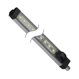 [812448] HLS28 Hazardous Enclosure Strip Light; Motion; Diffuse Window; 285 mm; 12-30 V dc; IP50; Color:White; 4-pin M12 Integral QD (HLS28XW285DXMQ)