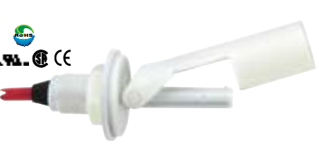 [197050] LS-7 Type 13 Level Switch Float, Polypropylene SPST 20VA, 24" Leads, RD 9/16-24