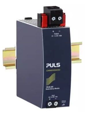 [YR40.245] PULS Redundancy Module, MOSFET, 12-28VDC, 40A, Single Input, Output Plug Connector