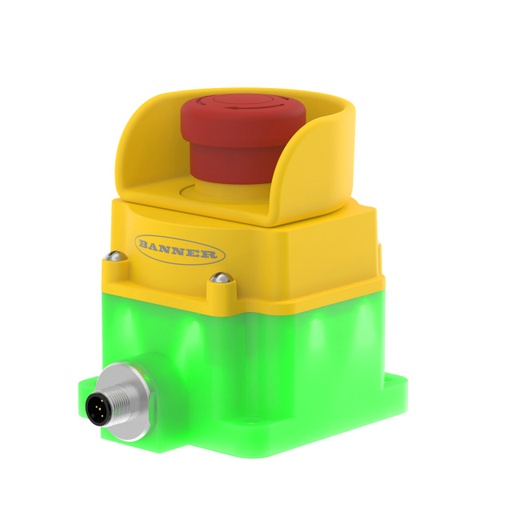 [811874] Emergency Stop With Isd: Flush Mount 40 Mm Push Button (SSA-EB1PLGRS1-0DED1Q8)