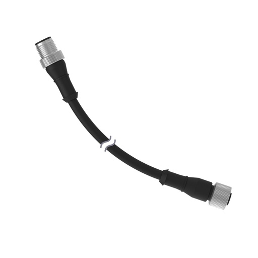 [813630] Cordset A-Code M12 To A-Code M12 Double Ended (MQDEC-550SS)