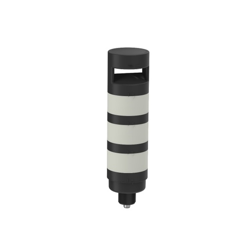 [809484] Tl70 Tower Light, Black Housing: 3-Color Loud Multitone Audible Indicator (TL70GYRALMQ)
