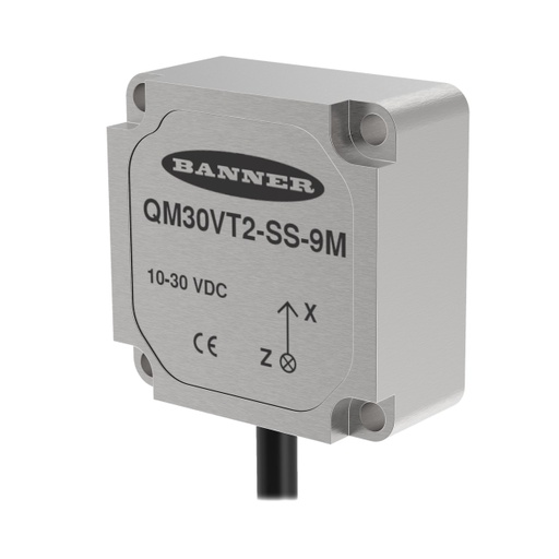 [806274] Vibration And Temperature Sensor (QM30VT2-SS-9M)