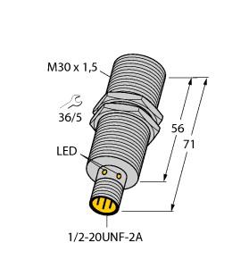[4372298] Turck Inductive Sensor (BI10-G30-AZ3X-B3131)