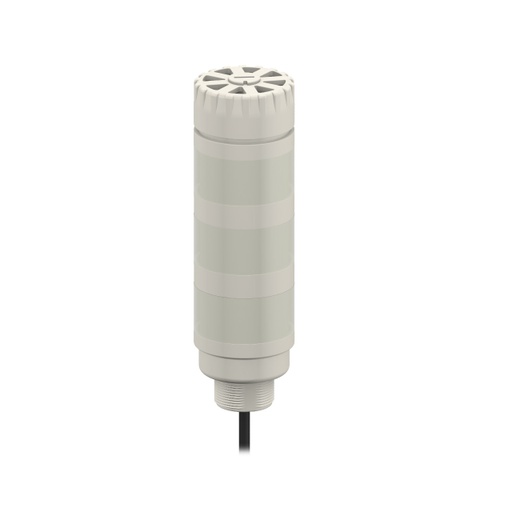 [15130] TL50 Tower Light, Gray Housing: 3-Color Audible Indicator (TL50GYRAC)