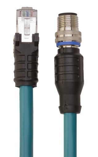 [79992] Cordset Male M12 to Male Side-Snap RJ45 (STP-MAQDC-830)