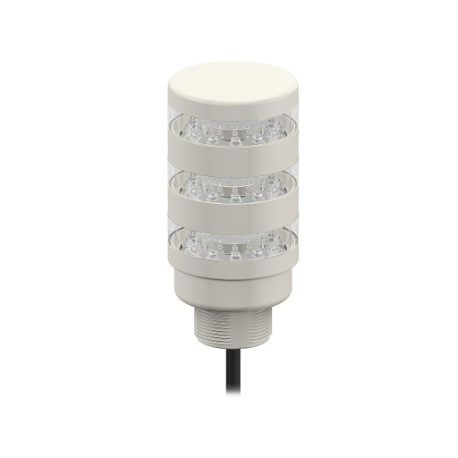 [801107] Beacon Tower Light, Gray Housing: 3-Color Indicator (TL50BLYRGC)