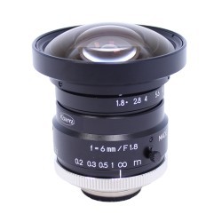 [803861] C-Mount 1 in. Format 6 mm Lens, LCF06LK1F