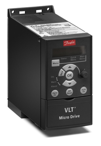 [132F0002] VLT MicroDrive FC 51, 0.50 HP / 0.37 KW, 200-240 VAC, 1 Phase, IP20, FC-051PK37S2E20H3XXCXXXSXXX