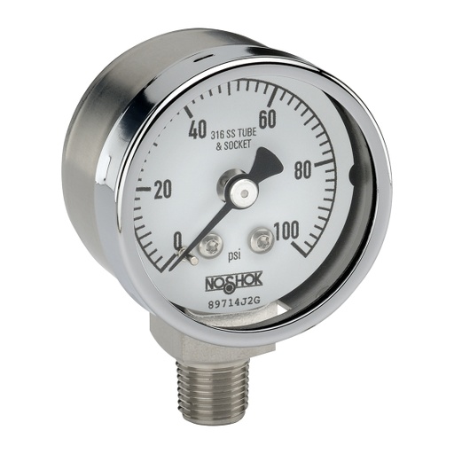 [15-401-400-psi] 400 Series Stainless Steel Dry Pressure Gauge, 0 psi to 400 psi