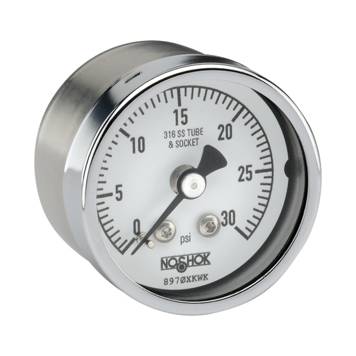 [15-411-400-psi] 400 Series Stainless Steel Dry Pressure Gauge, 0 psi to 400 psi