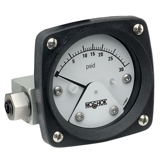 [25-1112-W50-S2P-1] 1100 Series Differential Gauge, 0 inH2O to 50 inH2O