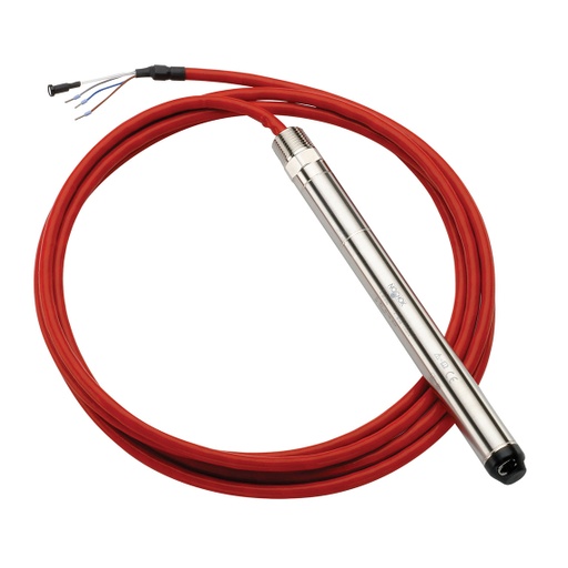 [611-25-1-43-N-150-CBC] 611 Series Small Diameter Submersible Level Transmitter, 0 psig to 25 psig, 150' Std PUR Cable, Cable Clamp