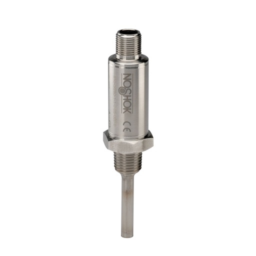 [810--22/125-1-1-2-25-120-6] 810 Series Compact Temperature Transmitter, -22 to 125 °F, 1/4" NPT-Male, 12" Stem, 6mm Stem Diam