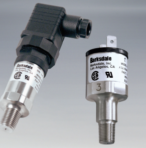 [715S-51-3B-3000R] Barksdale 7000 Series Compact Pressure Switch, 500-3000PSI, BUNA - N WETTED MATERIAL, MALE SPADE TERMINAL, SPST SNAP SW, 316SS FITTING, 7/16-20 W/O-RING, FACTORY SET AND LOCKED