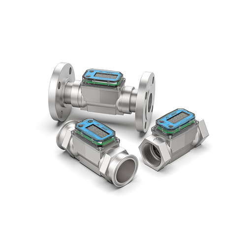 [G2S05N42GMX] Flomec G2 Series, Turbine Flow Meter, 1/2" NPTF, Pulse Out, 4-20mA, Stainless Steel Body for Petro Chem, Water, and Solvents