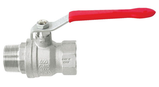 [A-IEF-VLV-SS] 1 1/4" NPT Full Port Isolation Valve, 316SS Body, for IEF Insertion Meter