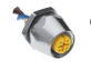 [U9505-0] Turck Actuator and Sensor Receptacle, Front Mount (FK 4.4-0.5/18.25)