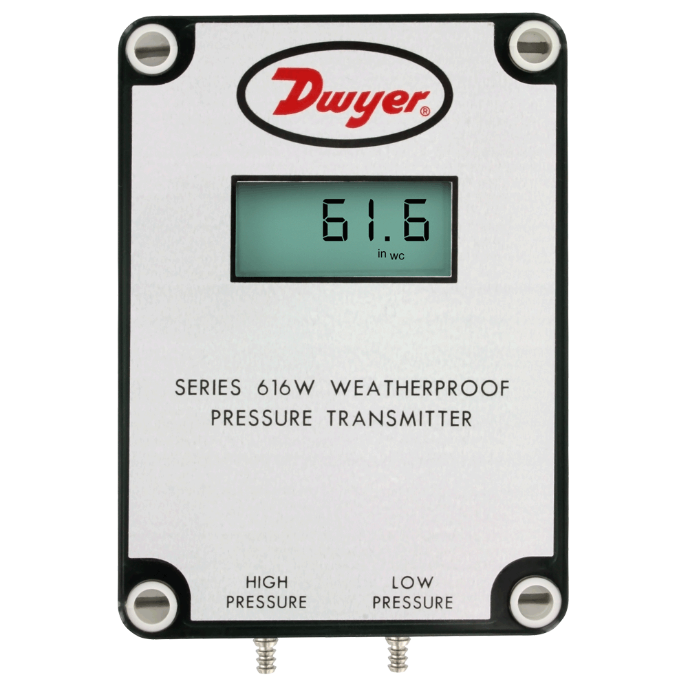 [616W-3-LCD] DP TRANSMITTER 0-10"WC, LCD DISPLAY