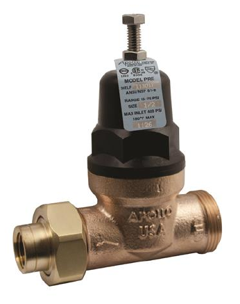 [36ELF10701T] Apollo Pressure Reducing Valve, 1.5" NPT, Bronze Body, 15-75 PSI Output
