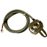 [ZPJ0600A] ZPJ Series, .625" Thru-Bore Encoder, Flex Arm Mount, Quad Out, 600 PPR