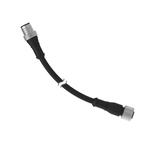 [81296] Cordset A-Code M12 to A-Code M12 Double Ended (MQDEC-402SS-PUR)