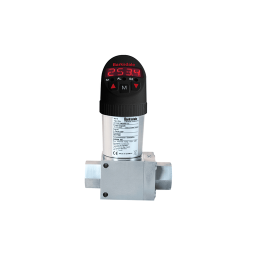 [BTS353XM4.00Z3] Barksdale BTS3000 Electronic Dual Temperature Switch, Dual Switch + 0-10 V, 1/2" NPT, No Seal, M12 Conn, 4" Probe, 32 to 212 °F