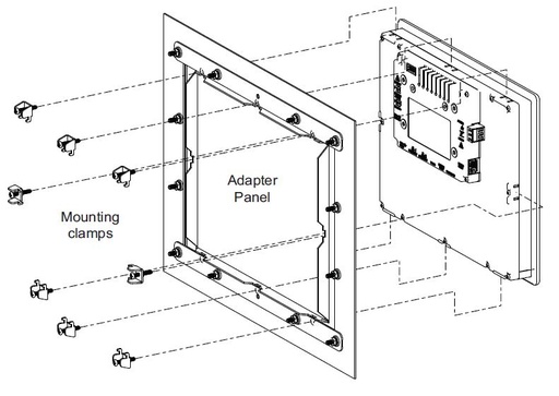 [CRA000AD06070000] CR1000 & CR3000 Series, G306 To CRx00007 Adapter Plate
