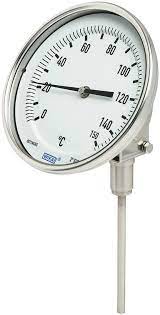 [84061687] Wika TG53.5"/S, DS, -40/160 °F , L1=4" Process Connection 1/2" NPT, Flat Instrument Glass, Ingress Protection: IP 66/NEMA 4X