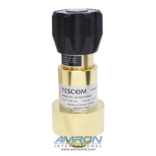 [44-1313-2122-019] 44-1300 Series Regulator- Maximum Inlet Pressure: 3750 psig (259 bar) Outlet Pressure Range: 0-600 psig (0-41.4 bar)