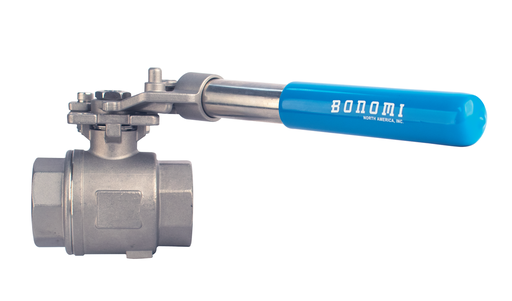 2200SRL North America Series Deadman Spring Return Lever, Full Port, SS Ball Valve, FNPT Threaded