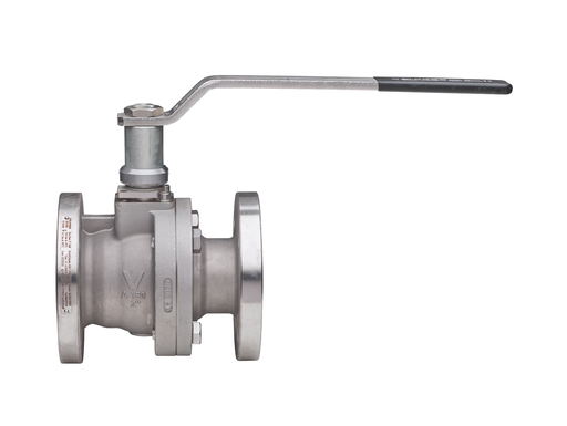 68F023 Split-Body Metal Seats Series API 608 Carbon Steel ANSI 150 Flanged, Full Port, Split-Body Ball Valve w/ ISO 5211 pad and Double "D" Stem