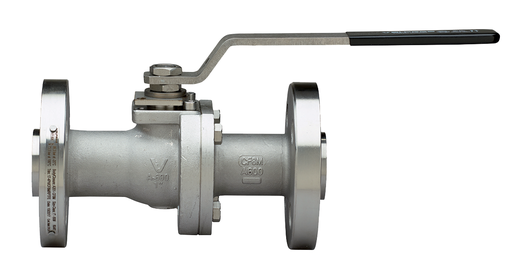 68R415 Split-Body Series API 608 Super Duplex Stainless Steel ANSI 600 Flanged, Full Port, Split-Body Ball Valve w/ ISO 5211 pad and Double "D" Stem