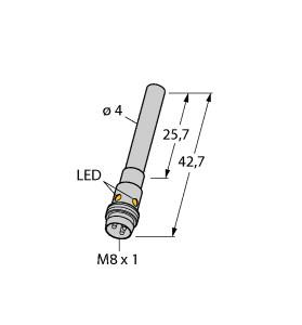 [100013735] Turck Inductive Sensor (BI1-EH04-AP6X-V1331/S1367)