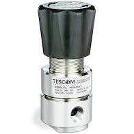 [44-5563T24A] Tescom Back Pressure Regulator, 316SS Body, 300 PSI Outlet, 1/4" NPT Ports, FKM O-Ring, No Gauge Port